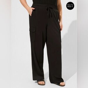 Torrid Black Wide Leg Pants